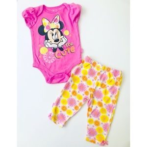 Disney’s Minnie Mouse Onesie & Matching Pants